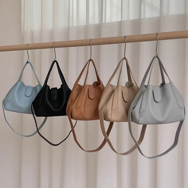 

2021 Fashion Women's Bag Ladies Bucket Bag Sets Female Mini Handbags Soft PU Leather Lady Crossbody Shoulder Bag Whole Sale