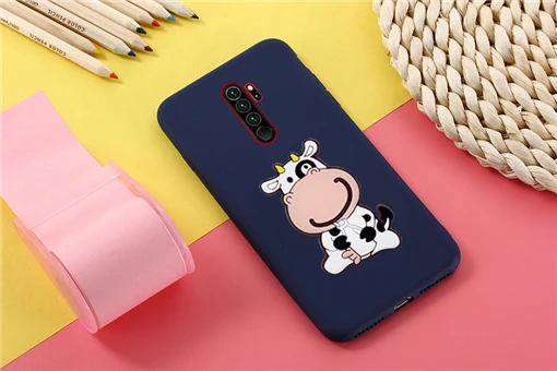 TRISEOLY для Xiaomi Redmi Note 7 Чехол Redmi 7 3D стерео патч мягкий силиконовый бампер набивной чехол с изображением животного для телефона Xiomi Redmi Note7