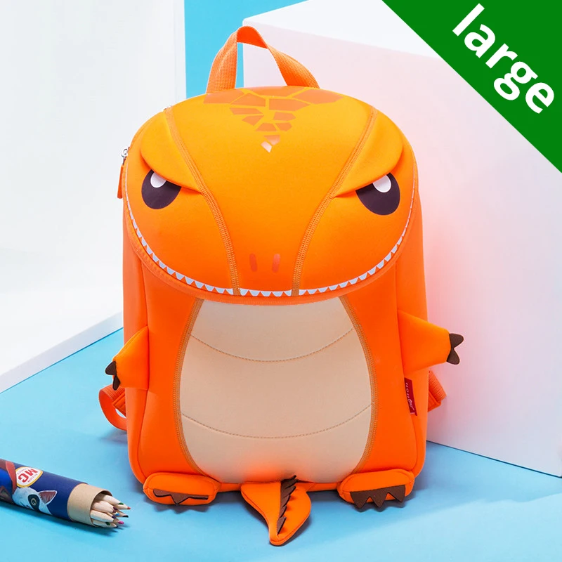 Детский рюкзак с динозавром для мальчиков и девочек водонепроницаемая сумка
