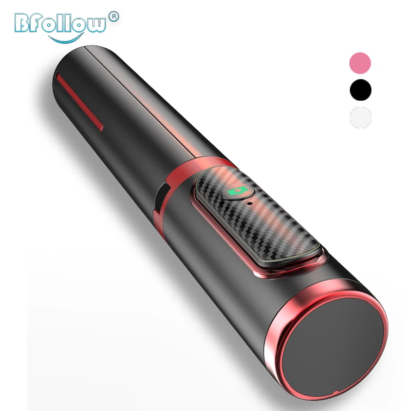 BFOLLOW 3 в 1 палка для селфи штатив Перезаряжаемые Bluetooth мобильный телефон подставка