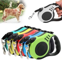 3m5m durable dog leash automatic retractable dog roulette nylon dog collar extension puppy walking running lead dog accessories
