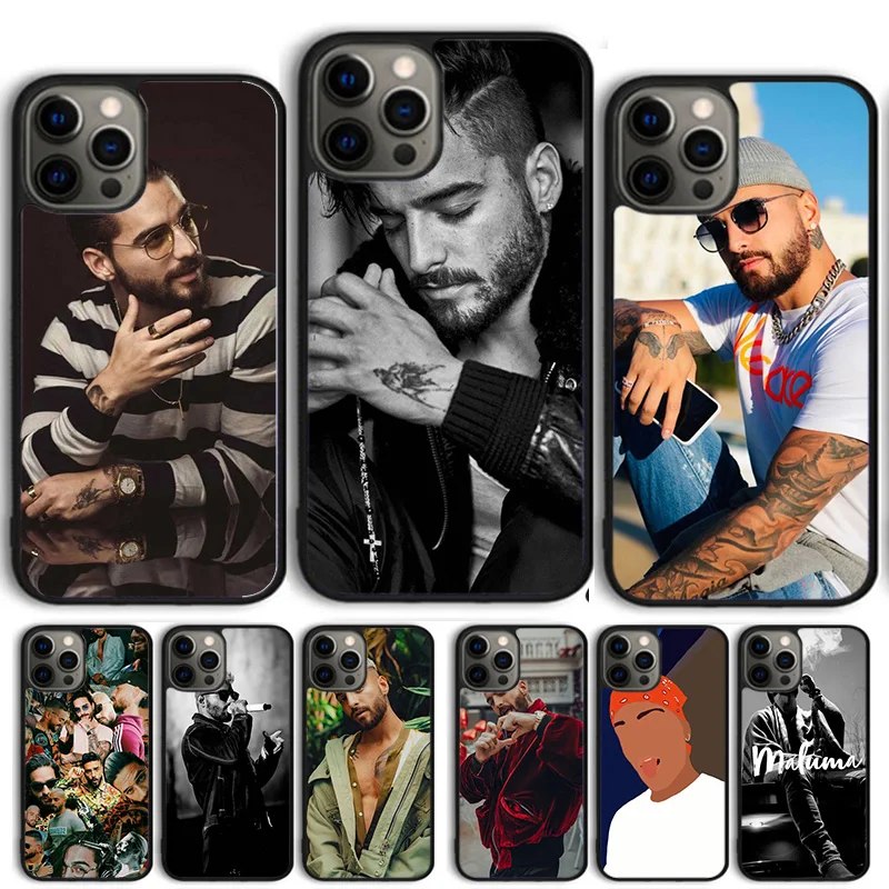 Чехол Maluma для телефона iPhone 15 14 13 12 Pro Max mini 11 XS XR 6S 7 8 Plus SE 2020