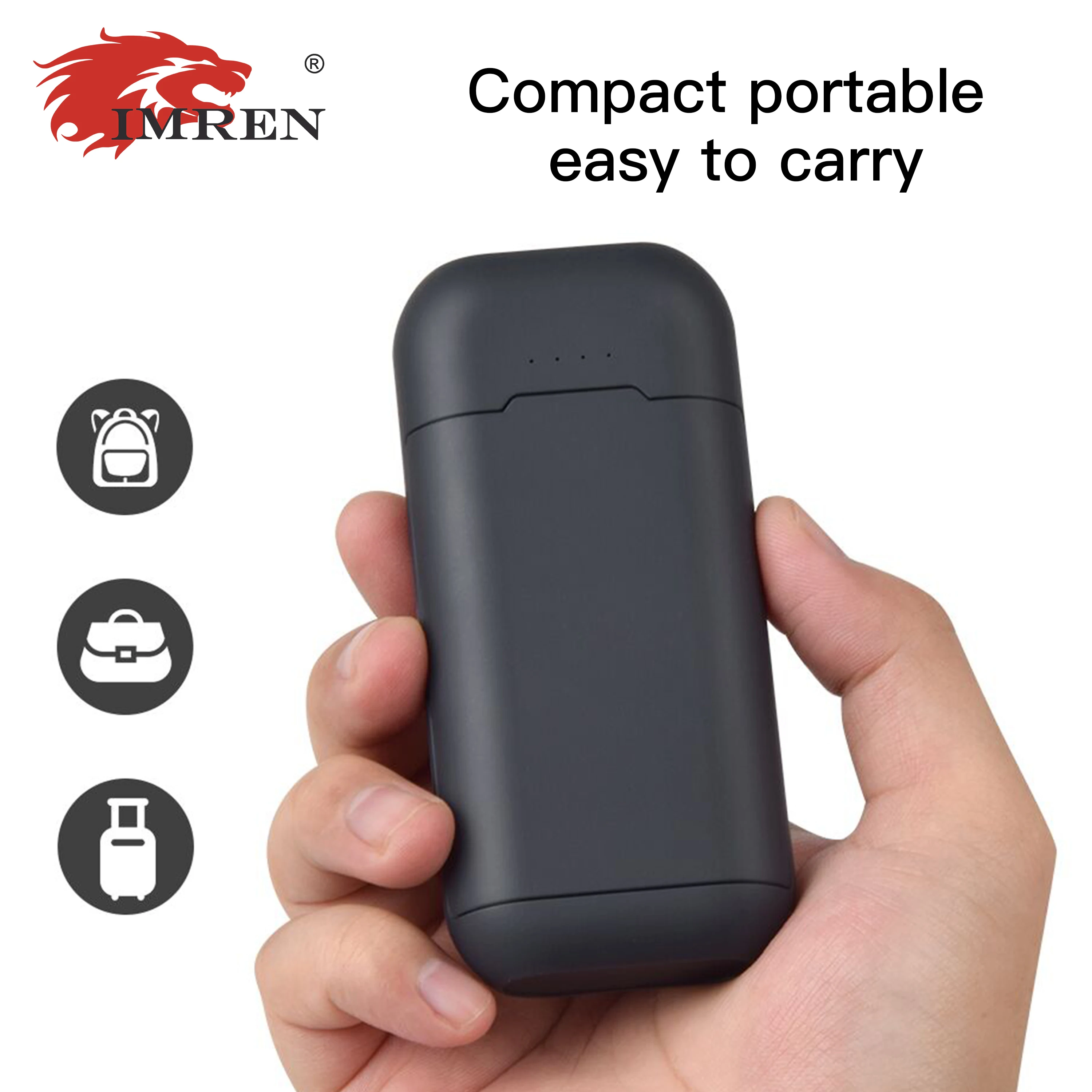 imren multiple safety protection handheld portable battery charger micro usb output 5v 2a power bank removal batteryno battery free global shipping