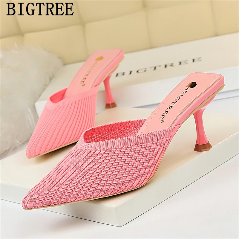 Фетиш комнатные туфли на высоких каблуках Пикантная роскошная дизайнерская