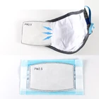 5-слойные фильтры для маски PM2.5, фильтр для маски, защита для лица, безопасная для кожи, Пыленепроницаемая прокладка для взрослых, детей, детей