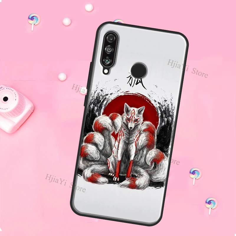 Чехол Kitsune Fox Art для Huawei Honor Magic 5 Lite X8 X9 X8a X9a 50 70 P20 P30 P40 P50 P60 Pro P Smart 2019 |