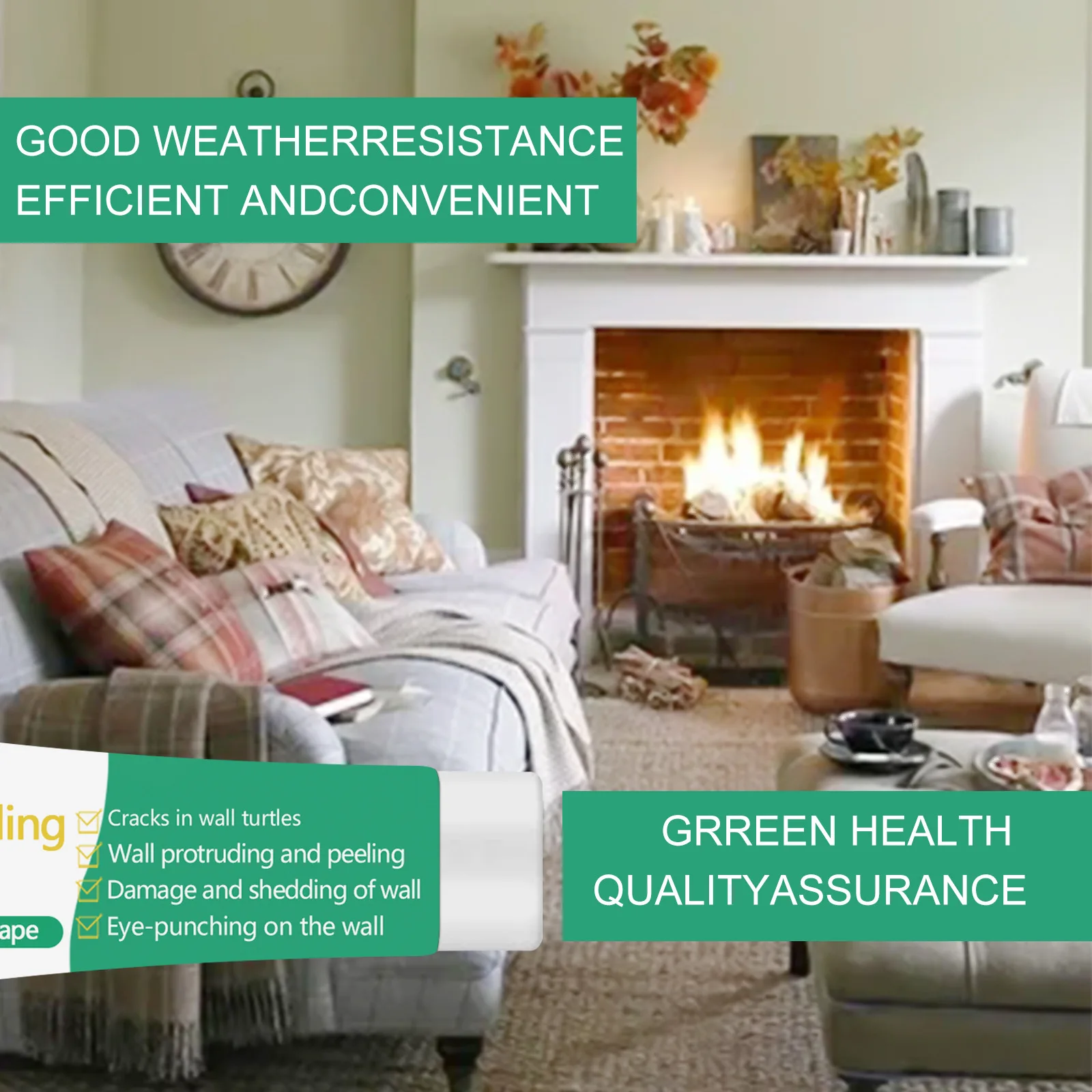 

1pc Mending Agent Wall Repair Cream Wall Crack Nail Repair Agent Walls Peeling Graffiti Gap Repair Paste with Scraper Household