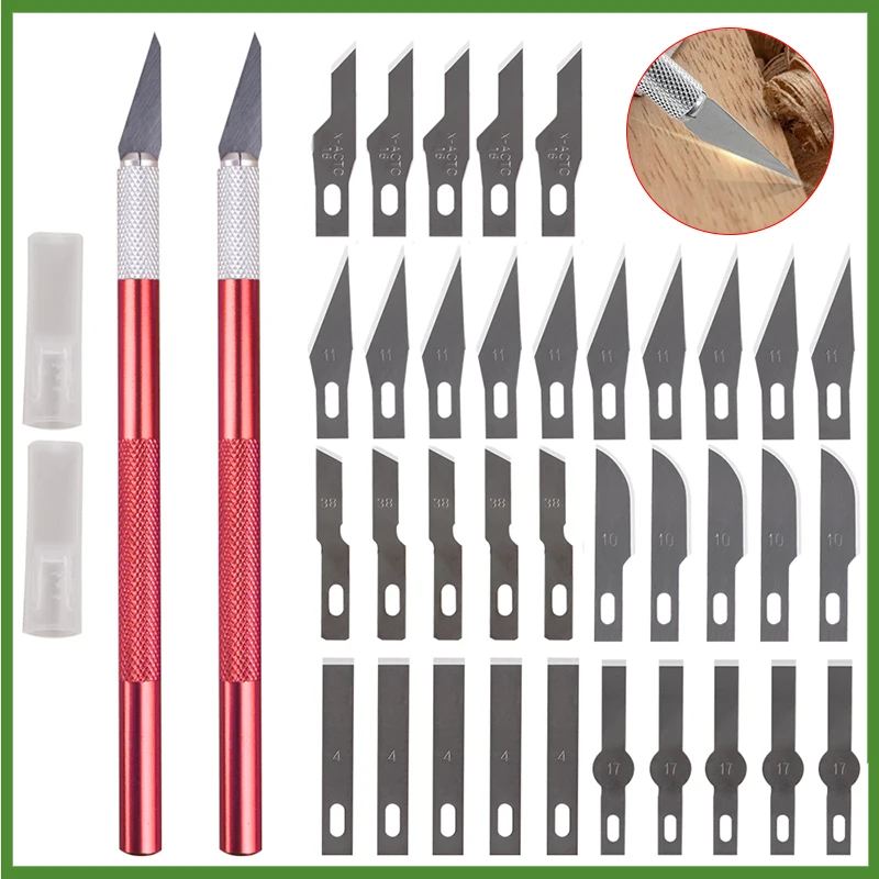 2 шт. Нескользящие металлические Скальпели для резьбы по дереву | Инструменты