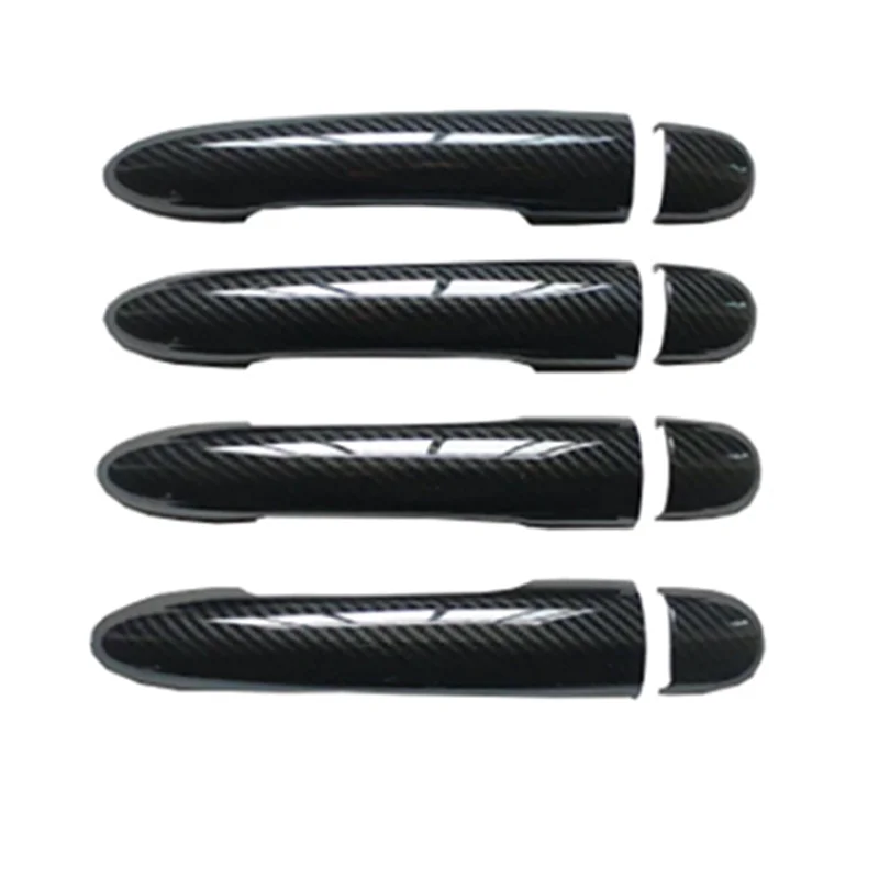 

Door Handle Cover Trim Handles Covers for Renault Scenic 2 Ii MK2 Accessories Plastic Imitation Carbon Fiber