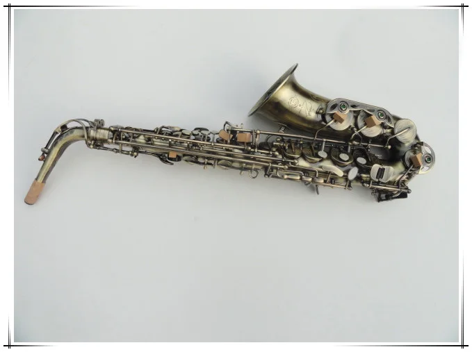 Альт-саксофон марки MFC артикул 54 имитация антикварной меди E-flat Alto Sax R54 бронзовый