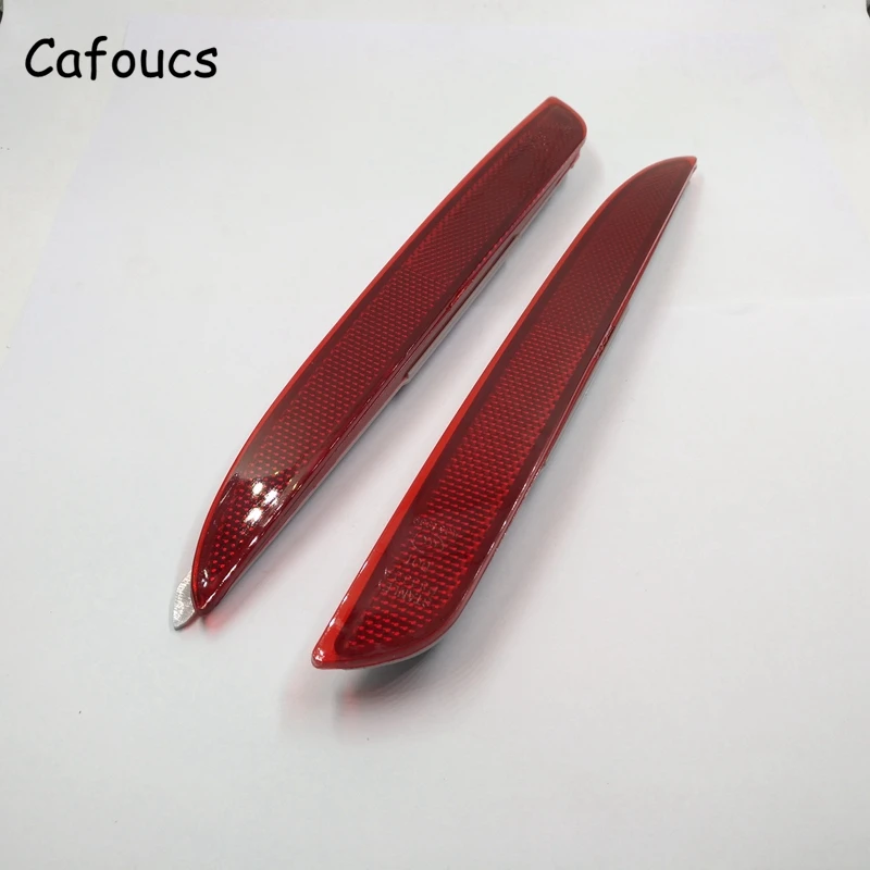 Автомобильный Красный отражатель заднего бампера Cafoucs 2 шт./лот для Mazda 3 2010 2013 стоп
