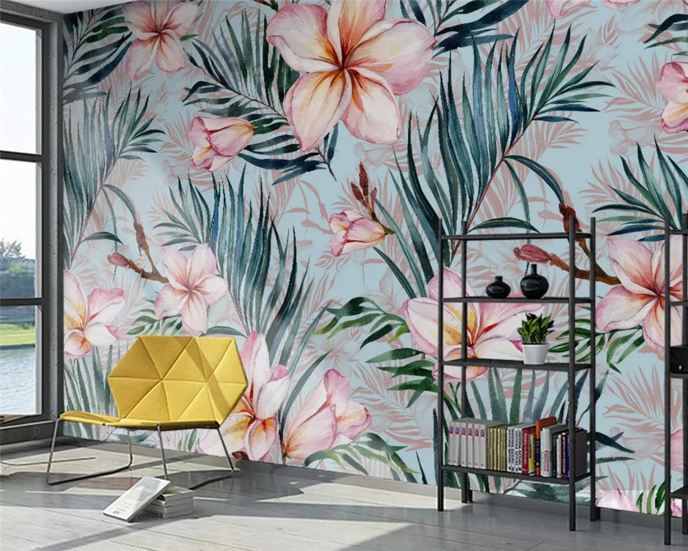 Обои на заказ современные обои домашний декор рисованное растение из