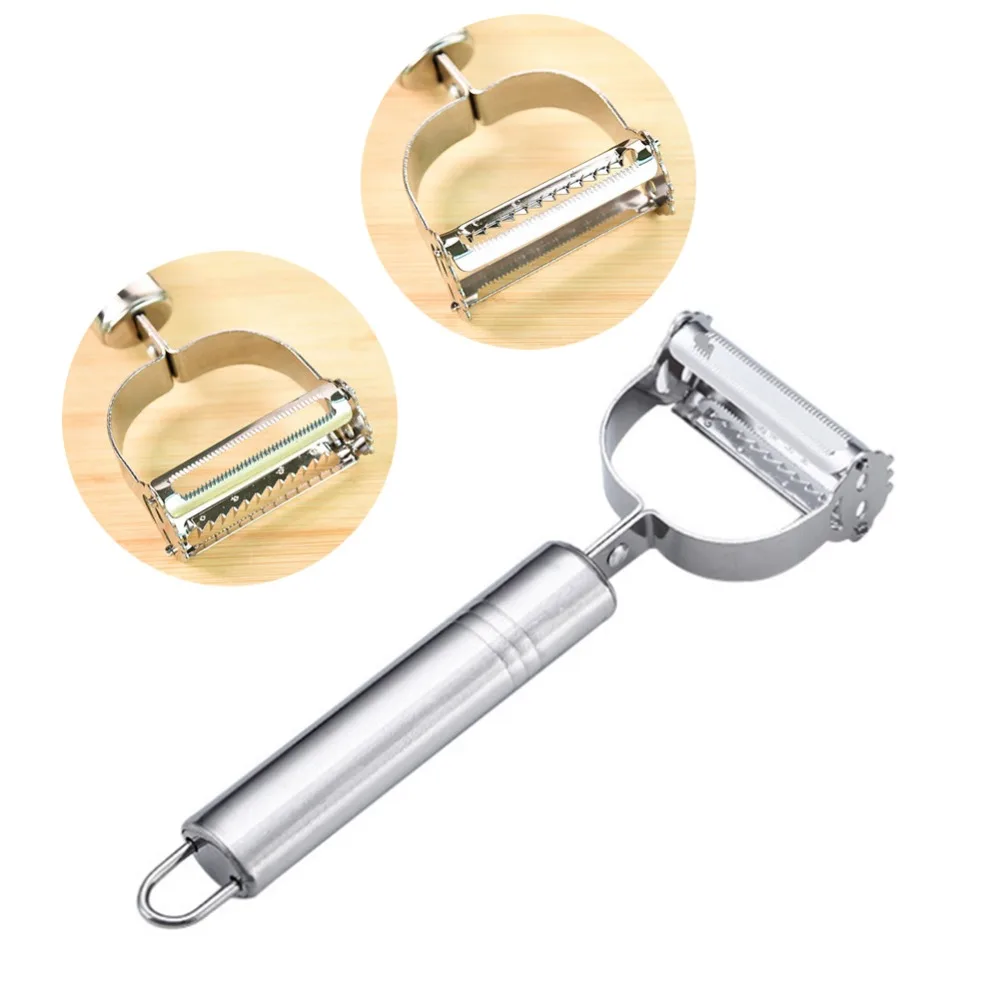 2 в 1 Терка Жульен Peelers из нержавеющей стали кухонные принадлежности фрукты овощи