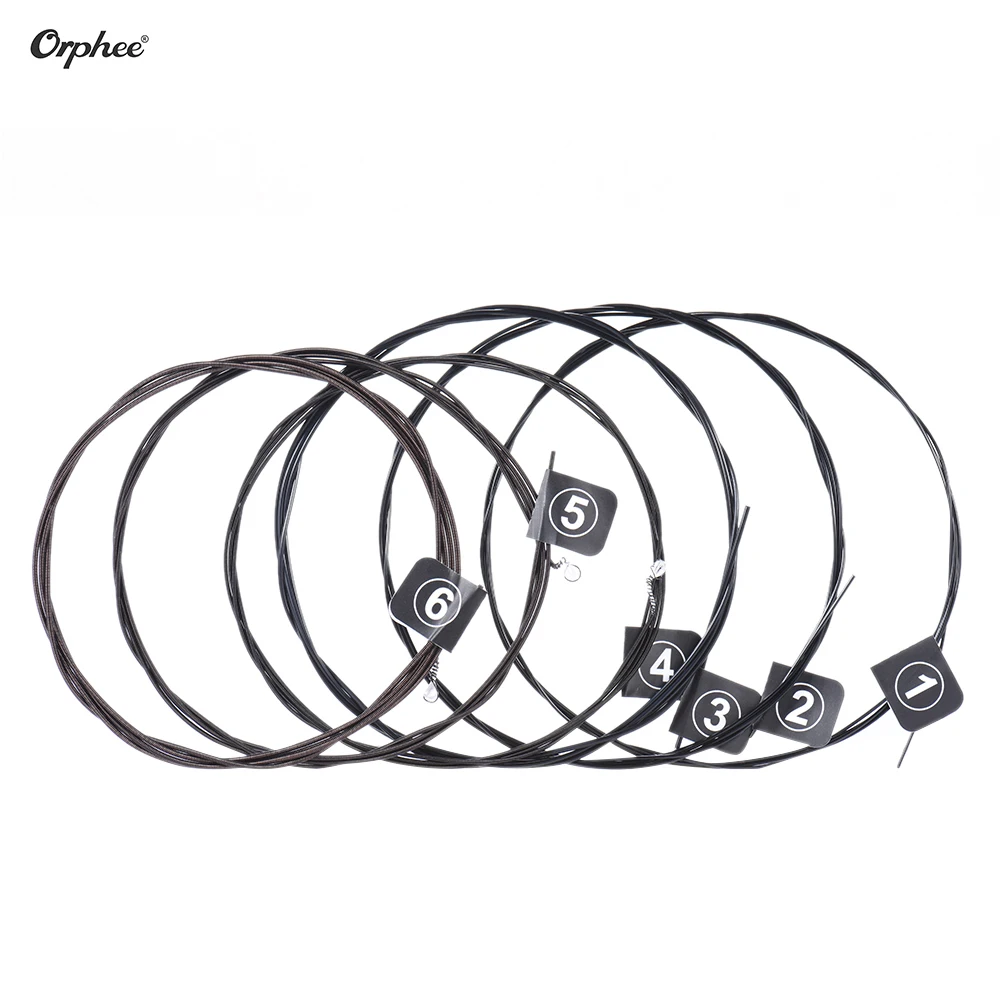 Orphee NX35-C нейлоновые Классические гитарные струны 6 шт. полный набор замена (.028-.045)