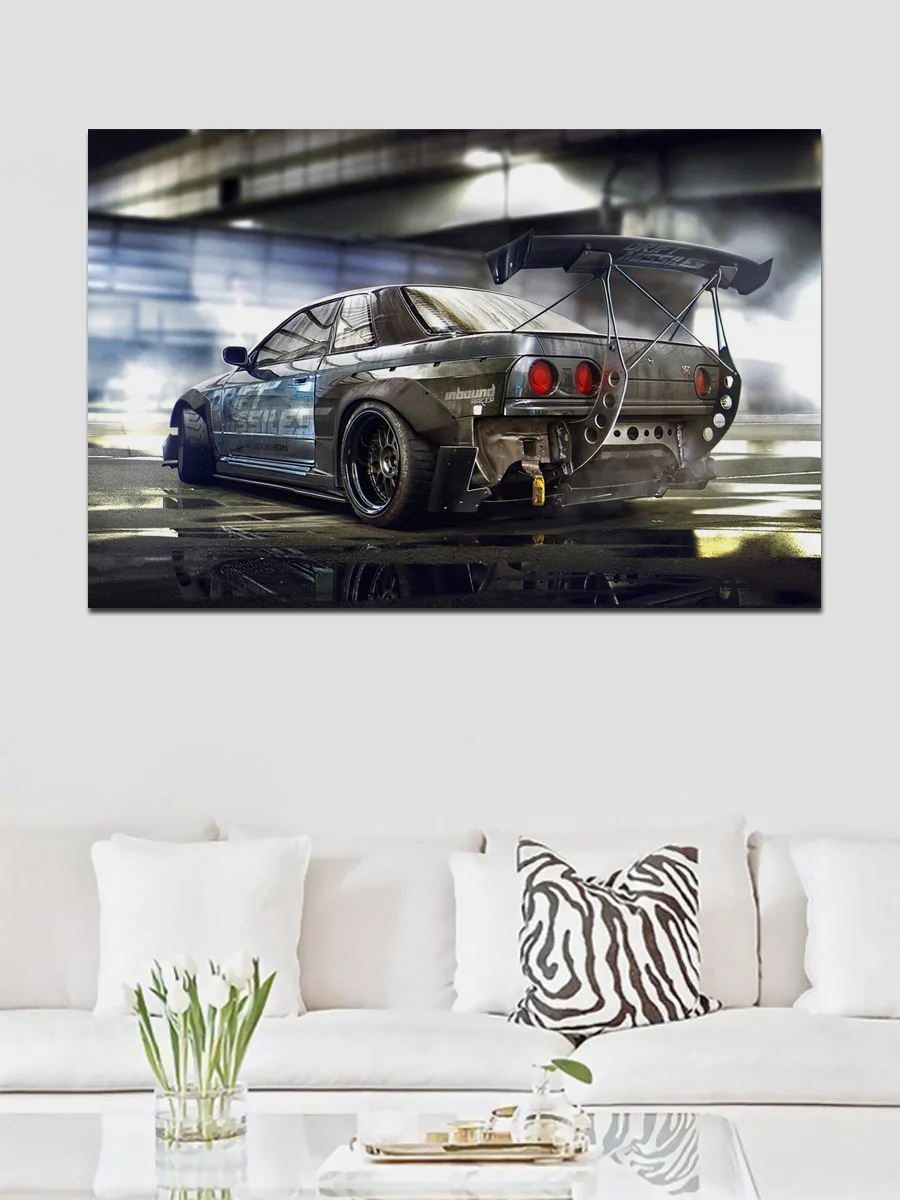 Skyline r32 supercar художественное произведение спортивный автомобиль Декор для