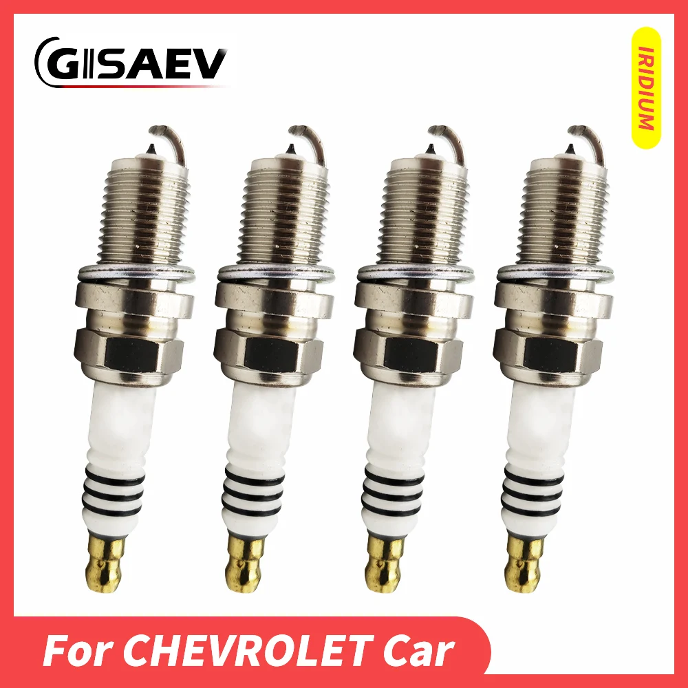 4 шт. иридиевая Свеча зажигания для CHEVROLET Malibu Sail Cruze Camaro Cavalier Lova Aveo Epica Captiva Trax
