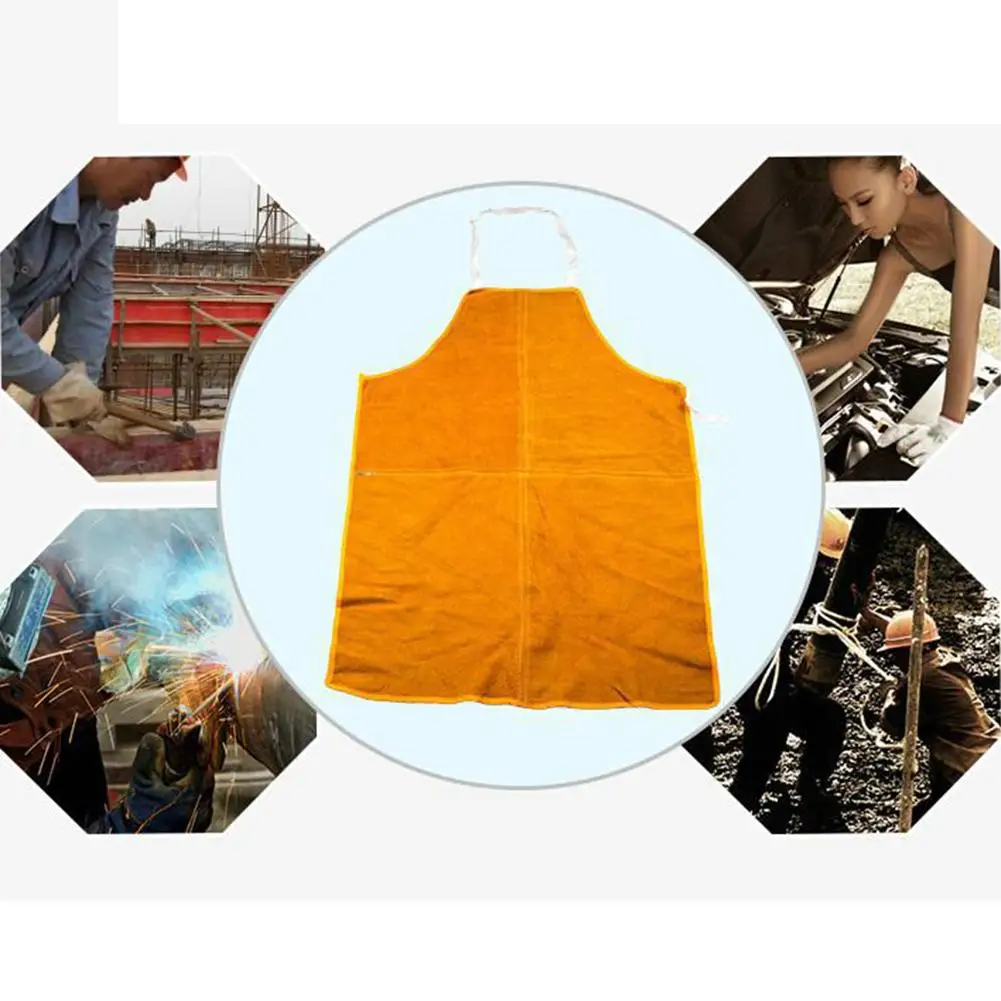 Сварочный фартук огнестойкий кожаный защитный чехол для одежды Износостойкий