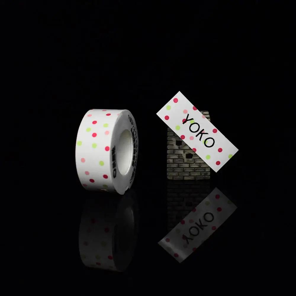 Cidy 1 шт. совместимые для KingJim LR5C MP20 LR-RK1C этикетки наклейки ленты 15 мм* 4 м для TEPRA Lite принтеры этикеток мини милые наклейки - Цвет: colorful wave point