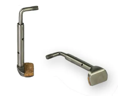 

Titanium Chinrest Clamps, Chinrest Screws in Titanium Bright and Gun Gray, Hook type, for Viola