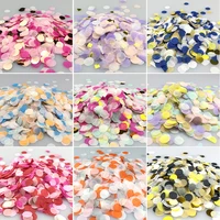 10g colorful round shape paper confetti balloon table confetti romantic wedding birthday party baby shower diy decor supplies