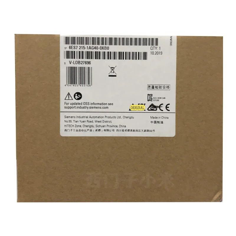 

PLC S7-1200 Процессор 1215C 6ES7215-1AG40-0XB0 6ES7215-1BG40-0XB0 6ES7215-1HG40-0XB0