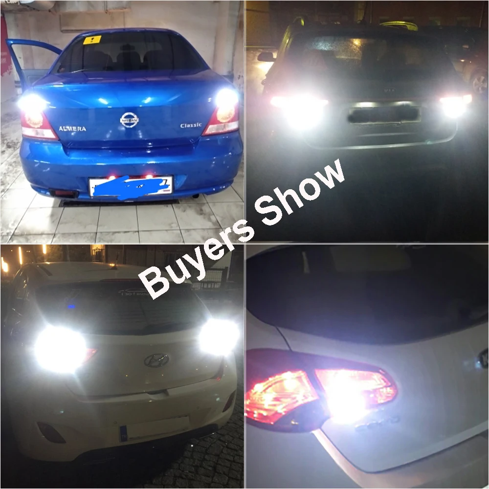 2x T15 W16W Светодиодный лампочки Canbus резервные фары заднего хода автомобиля для Nissan