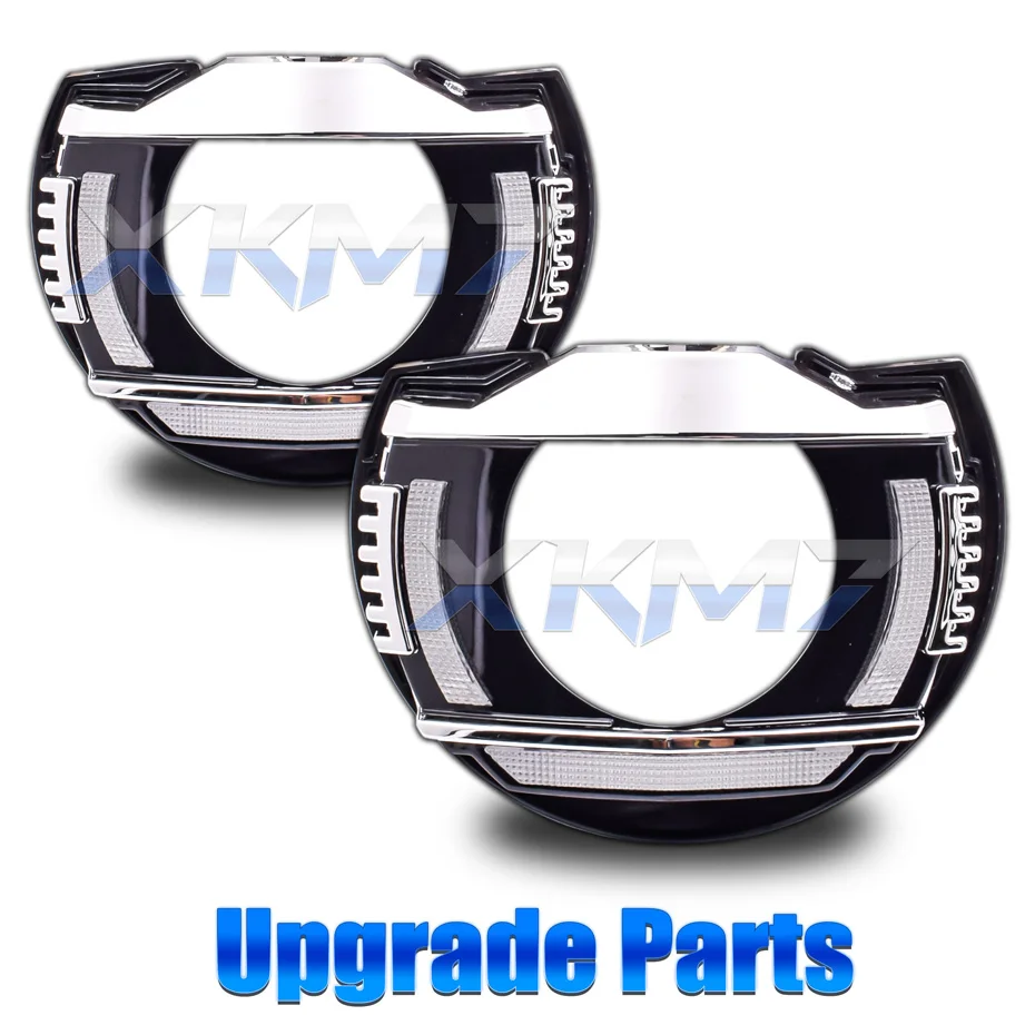 

Комплект для модификации фар HID-проектора для VW Jetta 12-17 светодиодный ные лампы DRL сигнальные лампы Switchback 3r G5 H4 Биксеноновые линзы HID D2S Restlye