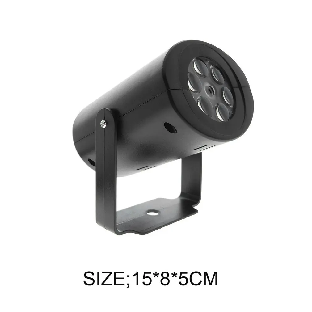 Светодиодный проектор в виде снежинок для помещения и улицы с рождественским