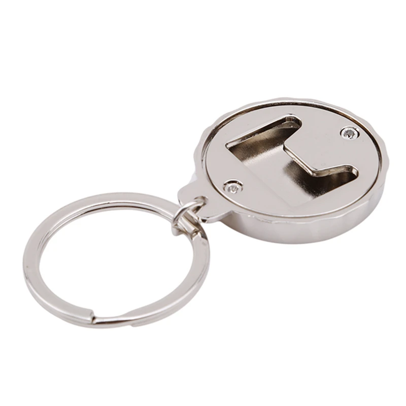 Металлическая пивная открывалка для бутылок экологически чистая Серебряная