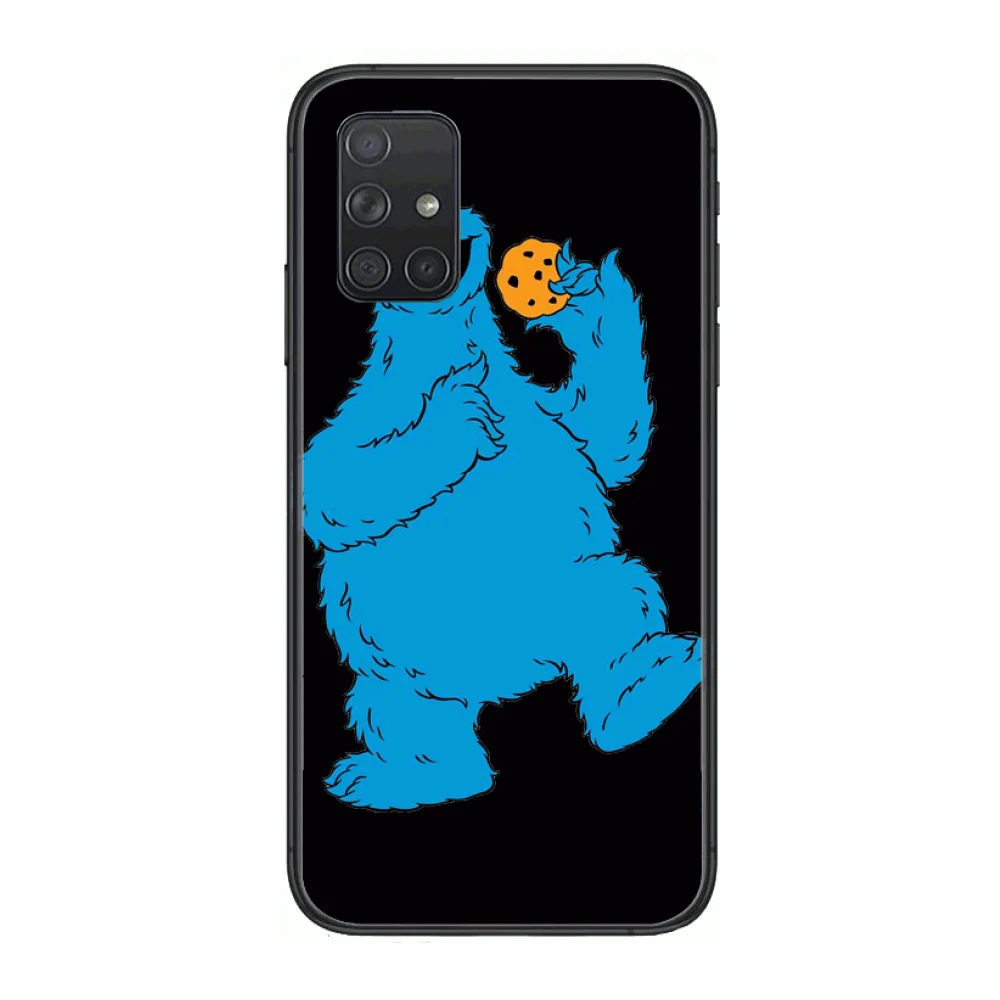 

Interesting Sesame Street Phone Case Hull For Samsung Galaxy A 50 51 20 71 70 40 30 10 E 4G 5G S Black Shell Art Cell Cover
