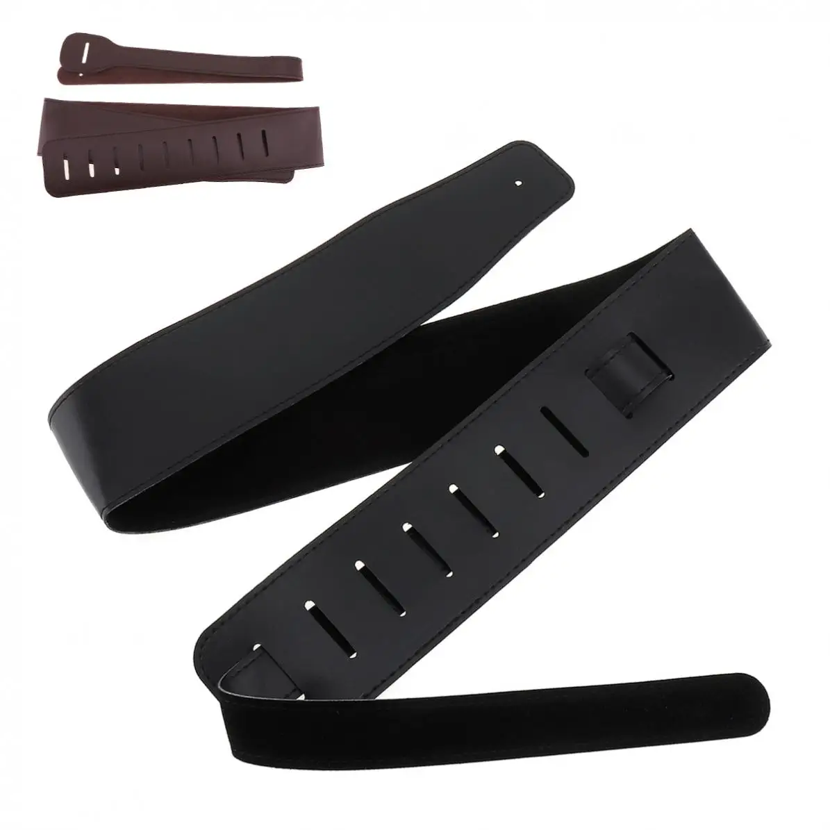 Adjustable Guitar Strap PU Leather 110 -130cm Length 2 Colors Optional | Спорт и развлечения
