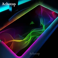 Large Office RGB LED Illumination Mouse Pad Mat Game Gamer Razer Gaming Mousepad Keyboard Compute Anime Desk Mat for CSGO
