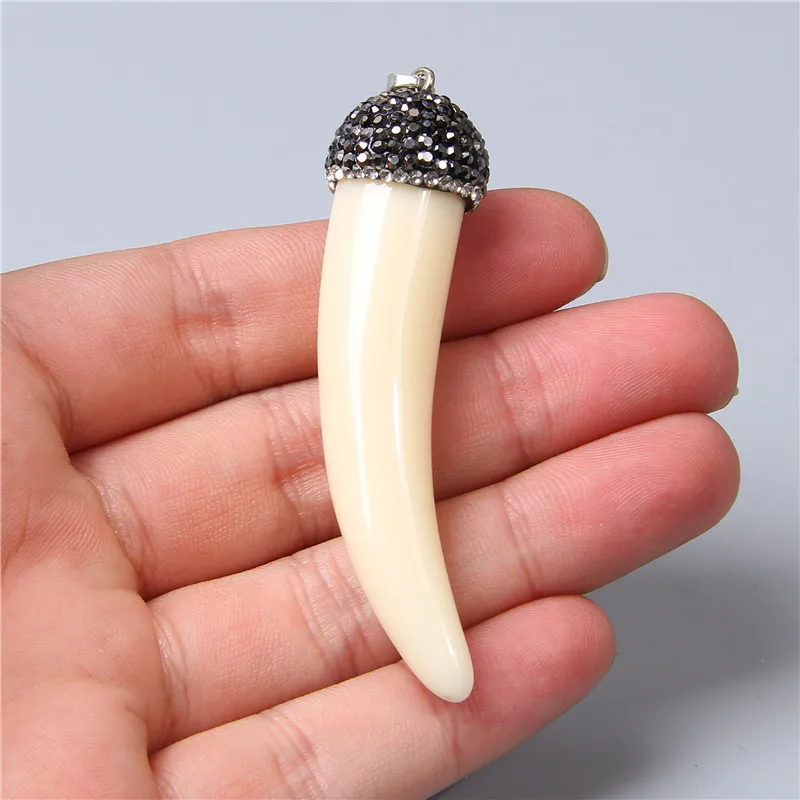 Винтажная подвеска в этническом стиле с черепом быка коровьей костью для