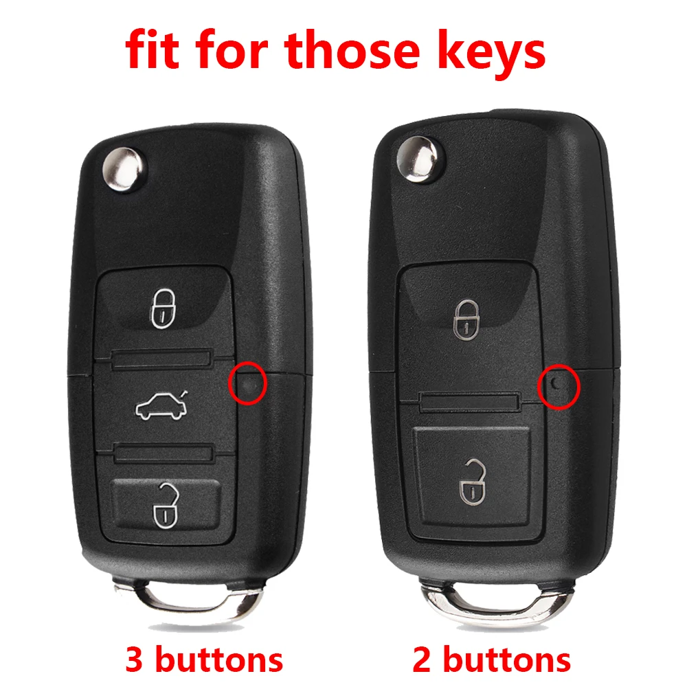 Силиконовый чехол для автомобильного ключа VW Golf 4 POLO Passat B5 T4 Seat Cordoba Altea XL Leon Skoda Octavia