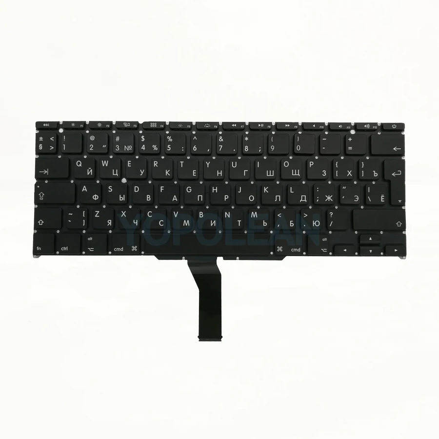Новая русская клавиатура с большим входом и подсветкой для Macbook Air 11 дюймов A1465 A1370