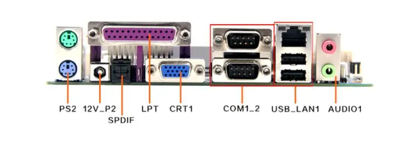 Новая встроенная Промышленная материнская плата Mini-itx для Atom N450 CPU mini itx с 2 Гб ОЗУ