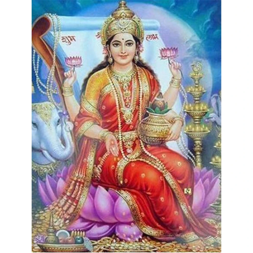 Будда Индия Ганеша DIY Вышивка крестиком наборы 11CT набор для рукоделия Печать