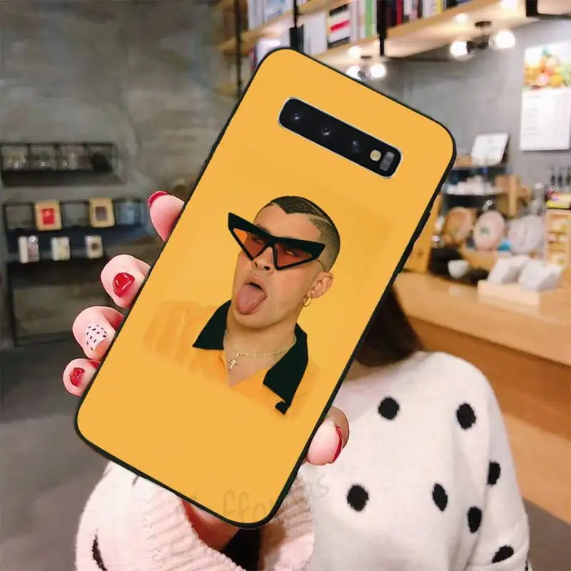 

Bad Bunny Oasis singer Latin Phone Case For Samsung galaxy S 7 8 9 10 20 edge A 6 10 20 30 50 51 70 note 10 plus