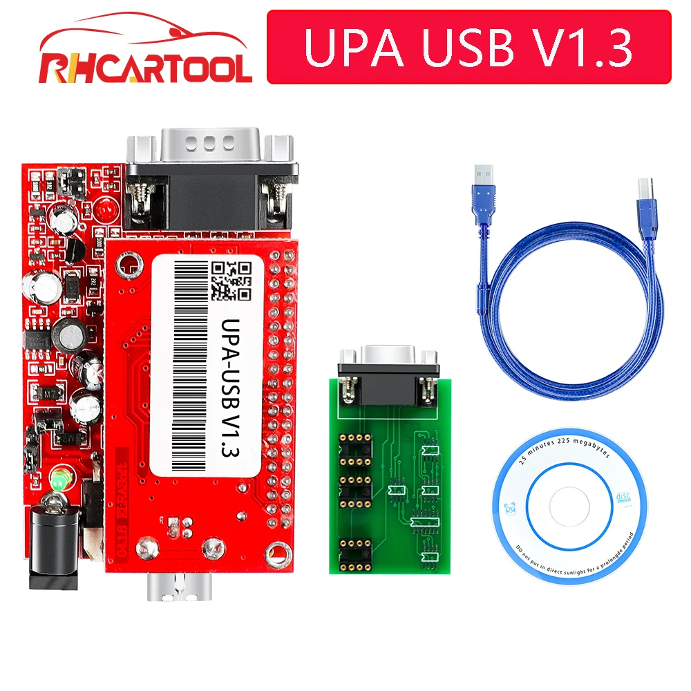 

OBD2 диагностический инструмент UPA Usb с 1,3 адаптер ЭСППЗУ программатор системного блока управления диагностический инструмент UPA-USB программа...