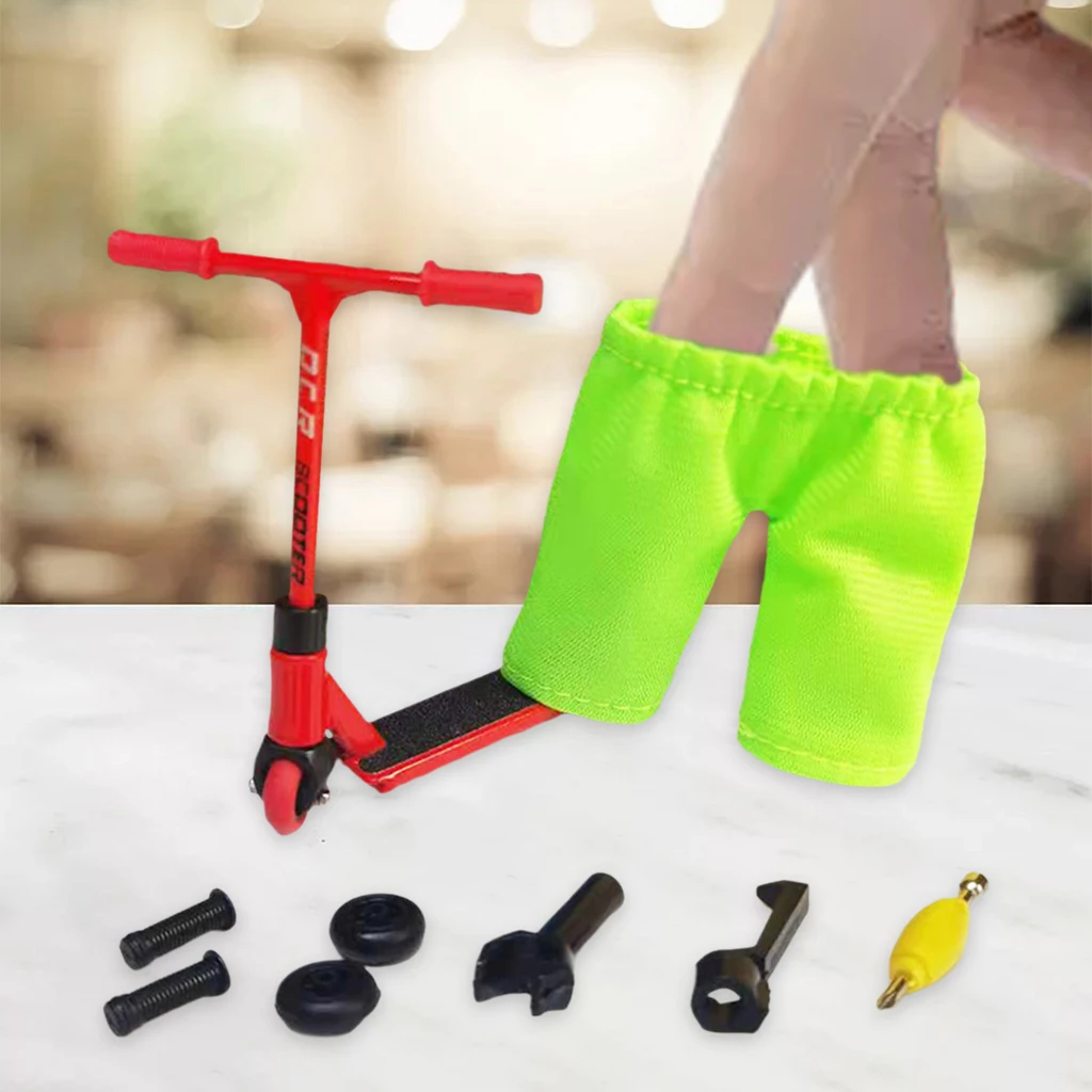 Alloy Finger Scooter Fingerboard Parts Skateboarding Interactive Novelty Toys for Kids Party Favors Gift | Игрушки и хобби