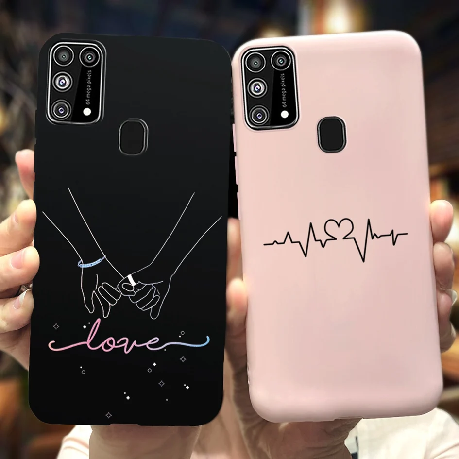 Чехол для телефона Samsung Galaxy M31 Prime, мягкий силиконовый милый чехол для задней панели телефона Samsung M31 SM-M315F F41 M 31, чехол-бампер