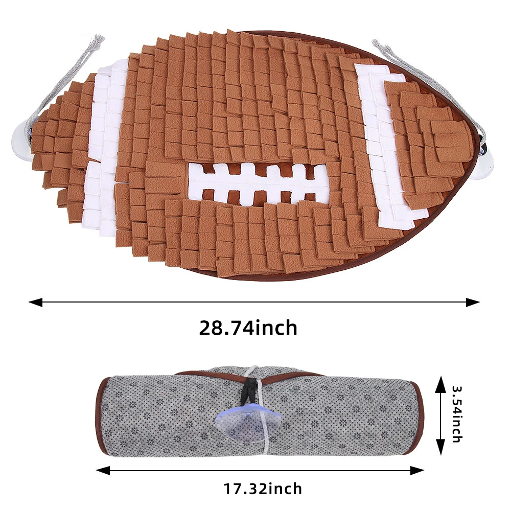 

80cm Pet Sniffing Mat Dog Slow Food Bowl Energy Consumption Fish Shape Blanket for Small Big Cats and Dogs Anti-choking Products