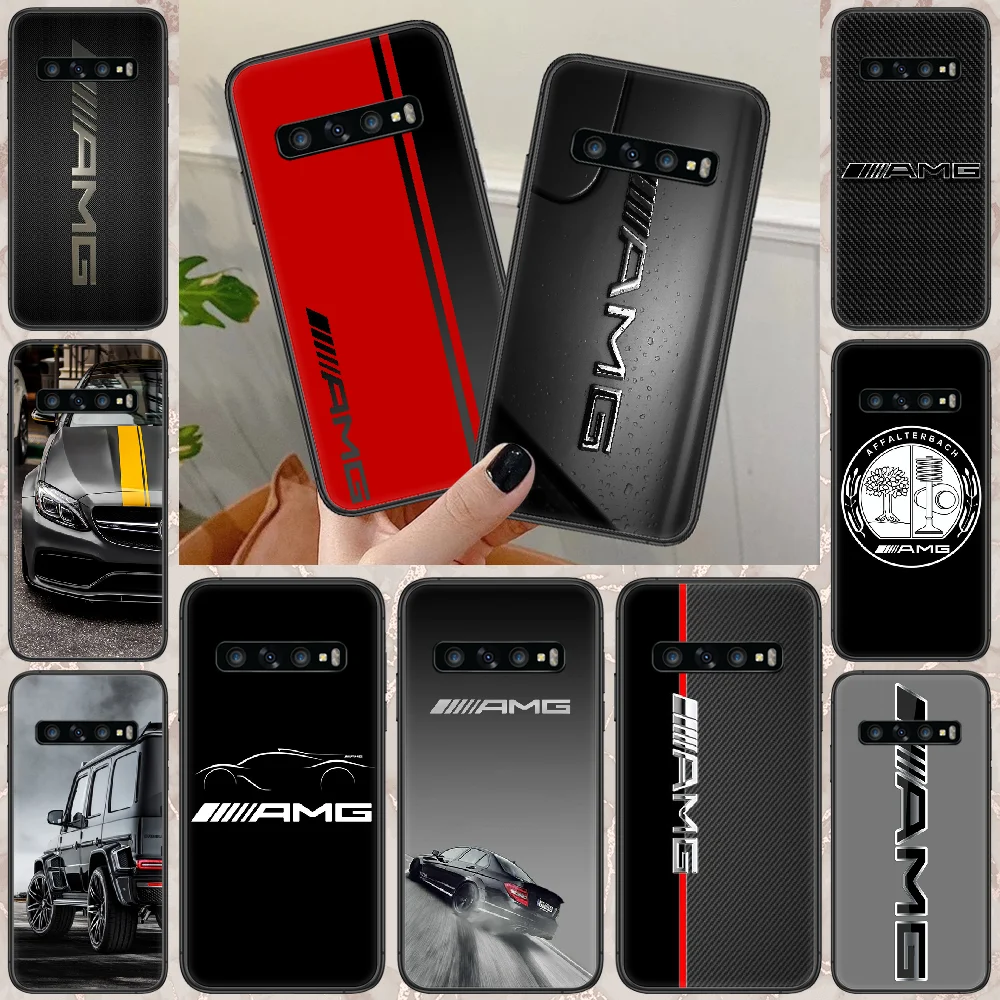 Mercedes Benz AMGs автомобильный чехол для телефона Samsung Galaxy Note S 8 9 10 20 Plus E Lite Uitra черный Trend