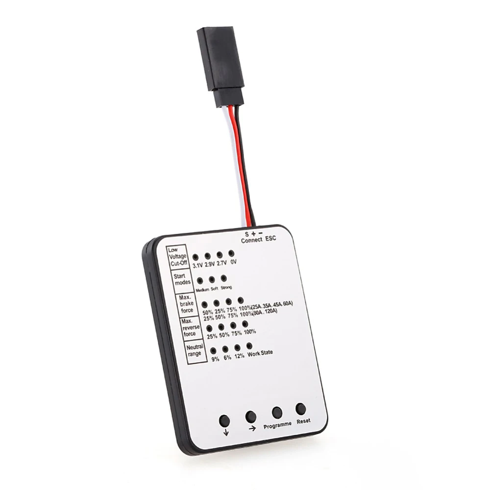 

Карточка программа для радиоуправляемого автомобиля SURPASS HOBBY светодиодная карта для программирования для радиоуправляемого автомобиля 25A/...