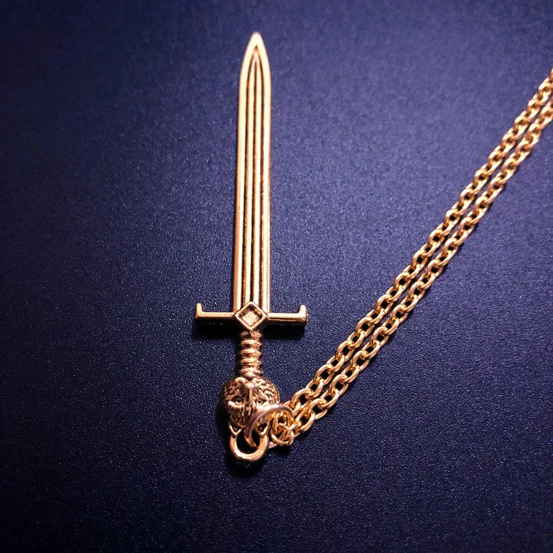 

Medieval sword Necklaces &Pendants Mens sword Pendant Necklace Chain Necklace Statement Jewelry