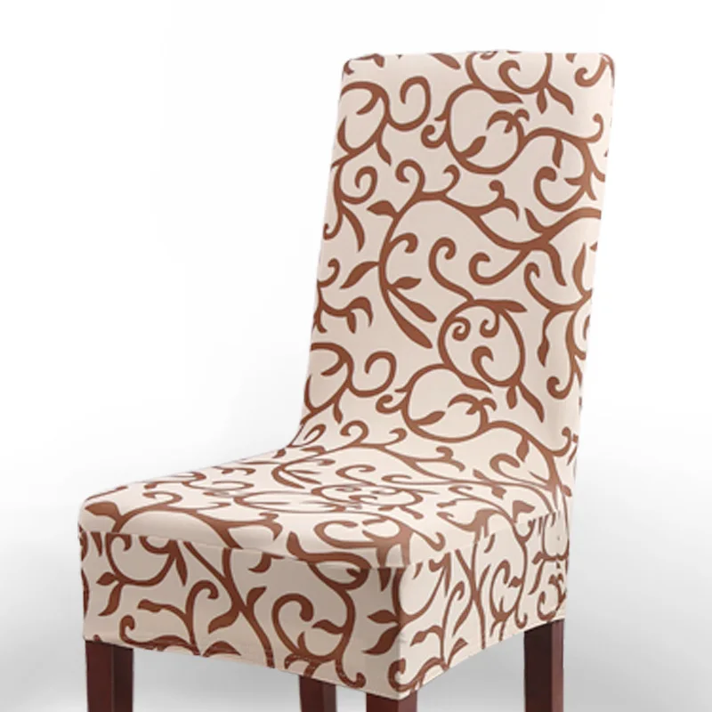 Чехлы на стулья из спандекса с принтом чехлы сиденья для столовой отелей свадьбу