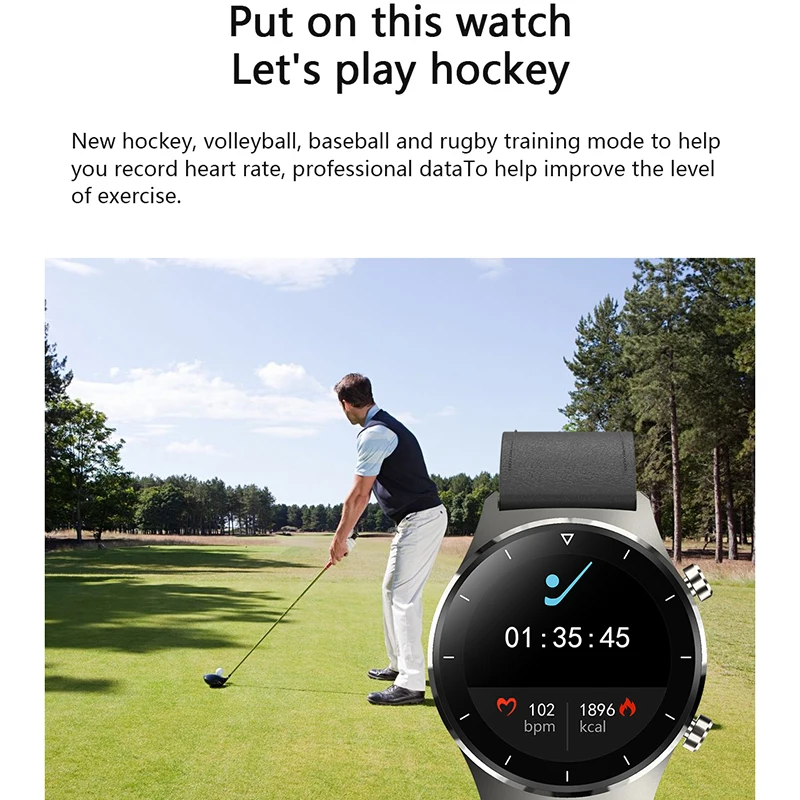 

Smart Watch Man Clock Pedometer Heart Rate Blood Pressure Health Monitoring Smart Bracelet Bluetooth Call Weather Smart Watches