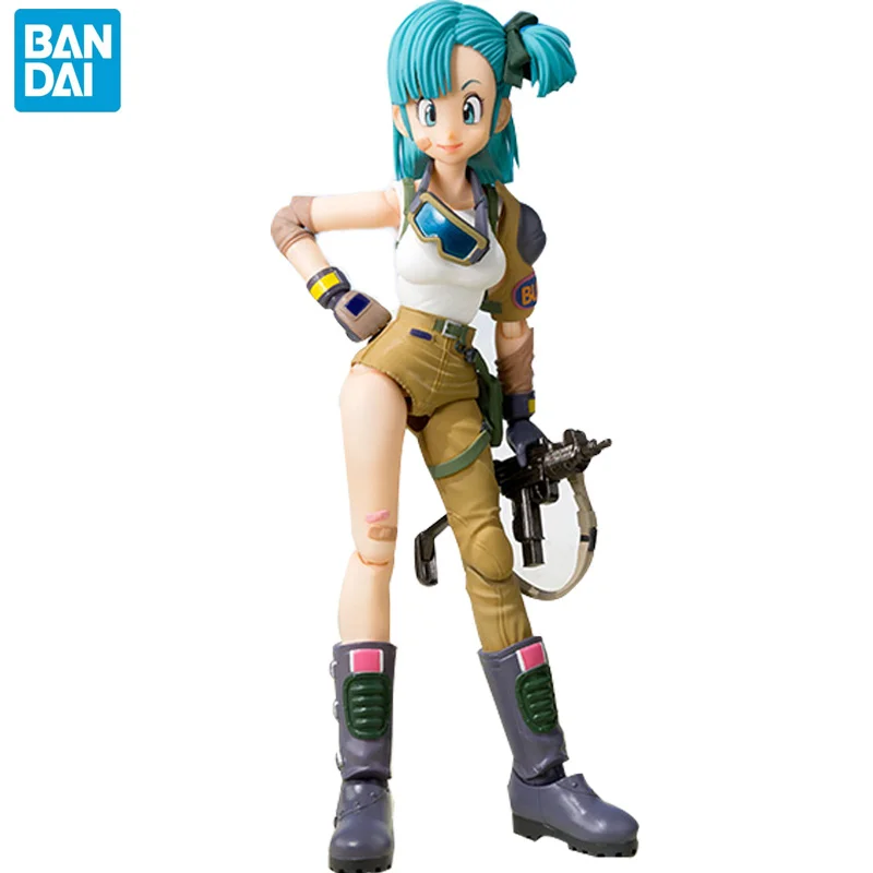 

BANDAI SHF оригинальный Драконий жемчуг аниме бульма локомотив одежда экшн-Фигурки игрушки супер Сайя бульма подростковые украшения
