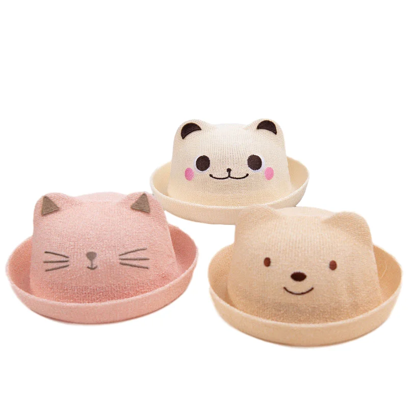 Летняя соломенная детская шляпа милая Панама дышащая Солнцезащитная Детская 1