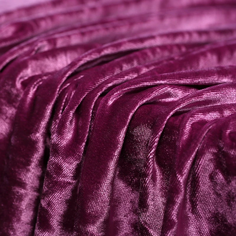 160 см широкая однотонная шелковая бархатная ткань с алмазным узором для платья